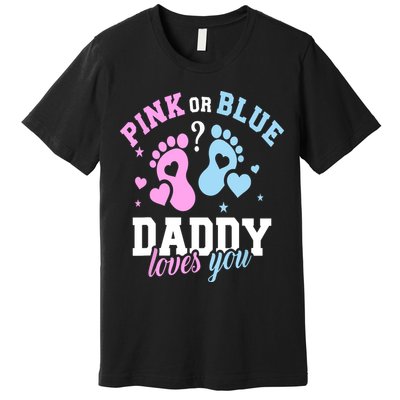 Gender Reveal Daddy Dad Premium T-Shirt