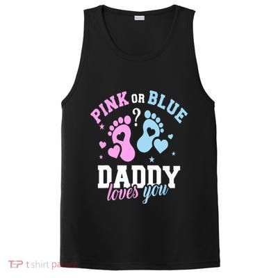 Gender Reveal Daddy Dad PosiCharge Competitor Tank