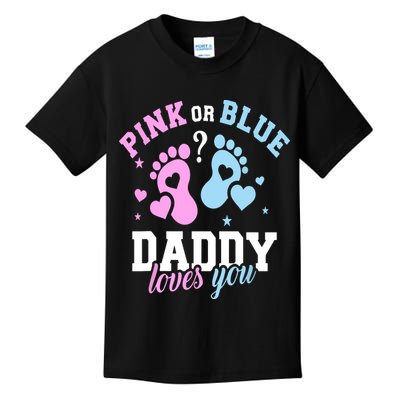 Gender Reveal Daddy Dad Kids T-Shirt