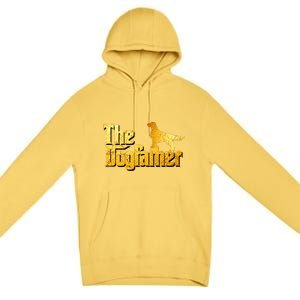 Golden Retriever Dad Gifts Golden Retriever Gift Premium Pullover Hoodie