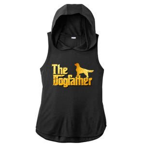 Golden Retriever Dad Gifts Golden Retriever Gift Ladies PosiCharge Tri-Blend Wicking Draft Hoodie Tank