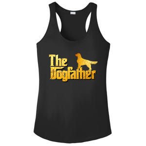 Golden Retriever Dad Gifts Golden Retriever Gift Ladies PosiCharge Competitor Racerback Tank