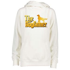 Golden Retriever Dad Gifts Golden Retriever Gift Womens Funnel Neck Pullover Hood