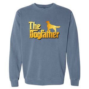 Golden Retriever Dad Gifts Golden Retriever Gift Garment-Dyed Sweatshirt