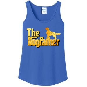 Golden Retriever Dad Gifts Golden Retriever Gift Ladies Essential Tank