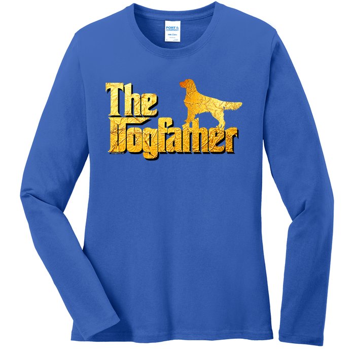 Golden Retriever Dad Gifts Golden Retriever Gift Ladies Long Sleeve Shirt