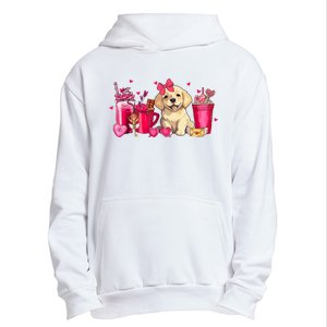 Golden Retriever Dog Valentines Day Coffee Latte Mugs Puppy Urban Pullover Hoodie