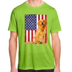 Golden Retriever Design For Golden Retriever Lover Adult ChromaSoft Performance T-Shirt