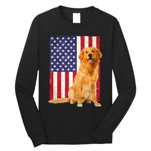 Golden Retriever Design For Golden Retriever Lover Long Sleeve Shirt