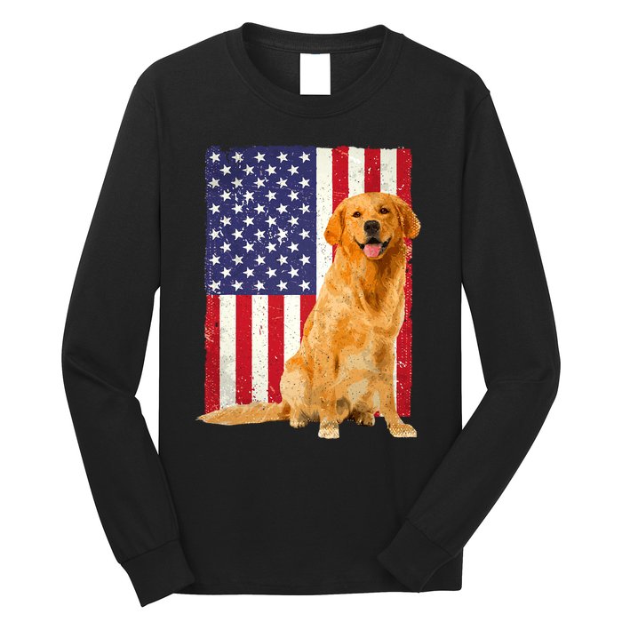 Golden Retriever Design For Golden Retriever Lover Long Sleeve Shirt