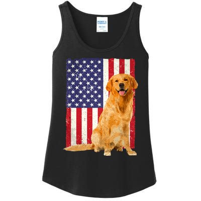 Golden Retriever Design For Golden Retriever Lover Ladies Essential Tank