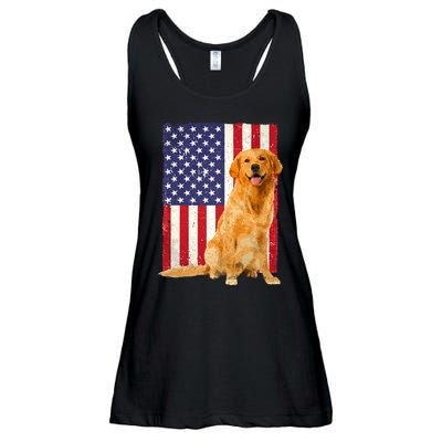 Golden Retriever Design For Golden Retriever Lover Ladies Essential Flowy Tank