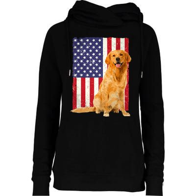 Golden Retriever Design For Golden Retriever Lover Womens Funnel Neck Pullover Hood