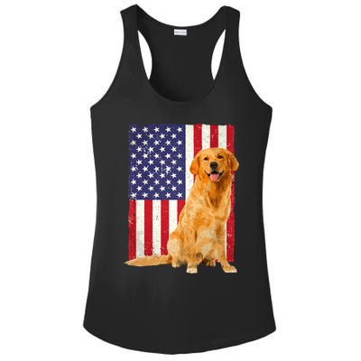 Golden Retriever Design For Golden Retriever Lover Ladies PosiCharge Competitor Racerback Tank