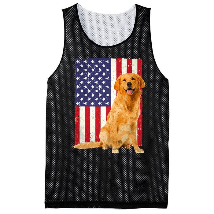 Golden Retriever Design For Golden Retriever Lover Mesh Reversible Basketball Jersey Tank