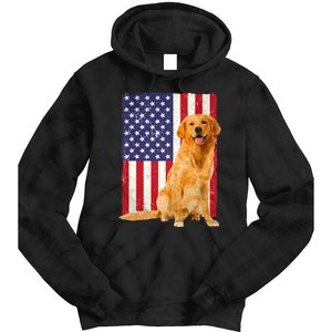 Golden Retriever Design For Golden Retriever Lover Tie Dye Hoodie