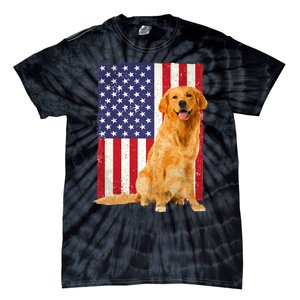 Golden Retriever Design For Golden Retriever Lover Tie-Dye T-Shirt