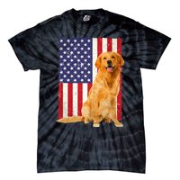 Golden Retriever Design For Golden Retriever Lover Tie-Dye T-Shirt