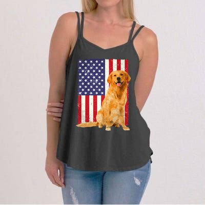 Golden Retriever Design For Golden Retriever Lover Women's Strappy Tank