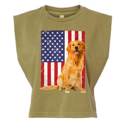 Golden Retriever Design For Golden Retriever Lover Garment-Dyed Women's Muscle Tee