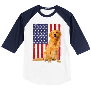 Golden Retriever Design For Golden Retriever Lover Baseball Sleeve Shirt