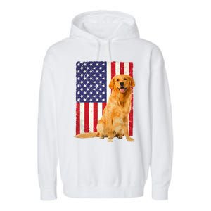 Golden Retriever Design For Golden Retriever Lover Garment-Dyed Fleece Hoodie