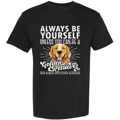 Golden Retriever Dog Lover Tee, Golden Retriever Garment-Dyed Heavyweight T-Shirt