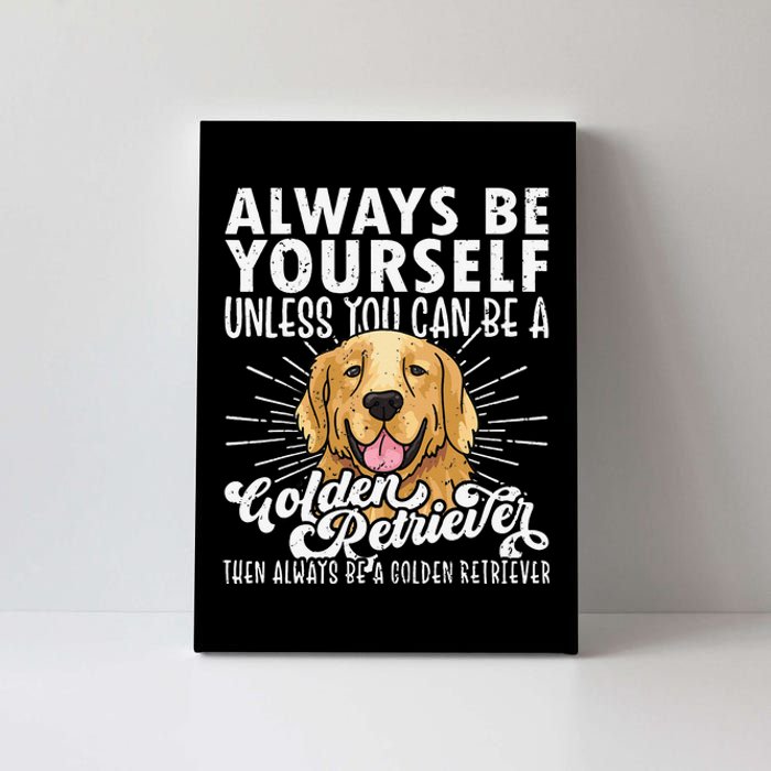 Golden Retriever Dog Lover Tee, Golden Retriever Canvas