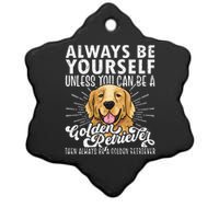 Golden Retriever Dog Lover Tee, Golden Retriever Ceramic Star Ornament