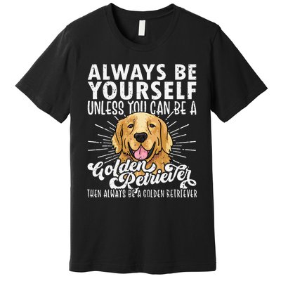 Golden Retriever Dog Lover Tee, Golden Retriever Premium T-Shirt