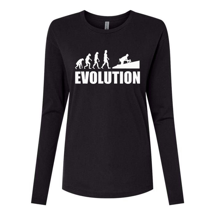 Great Roofer Evolution Design Roofing Craft Roofer Womens Cotton Relaxed Long Sleeve T-Shirt