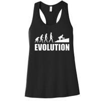 Great Roofer Evolution Design Roofing Craft Roofer Women's Racerback Tank