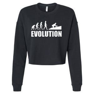 Great Roofer Evolution Design Roofing Craft Roofer Cropped Pullover Crew