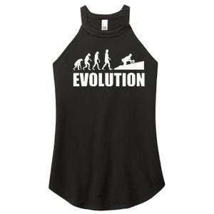 Great Roofer Evolution Design Roofing Craft Roofer Women's Perfect Tri Rocker Tank