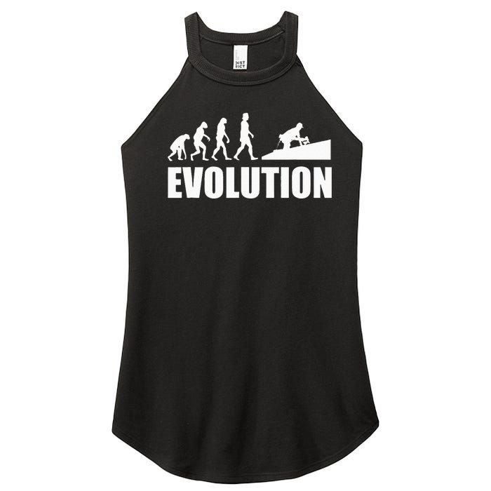 Great Roofer Evolution Design Roofing Craft Roofer Women's Perfect Tri Rocker Tank