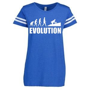 Great Roofer Evolution Design Roofing Craft Roofer Enza Ladies Jersey Football T-Shirt