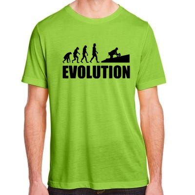 Great Roofer Evolution Design Roofing Craft Roofer Adult ChromaSoft Performance T-Shirt