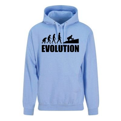 Great Roofer Evolution Design Roofing Craft Roofer Unisex Surf Hoodie