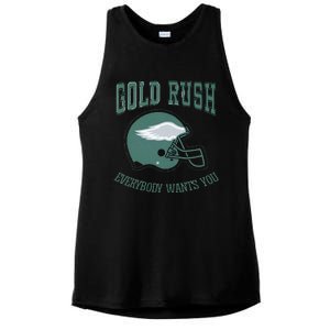 Gold Rush Everybody Wants You Ladies PosiCharge Tri-Blend Wicking Tank