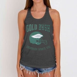 Gold Rush Everybody Wants You Women's Knotted Racerback Tank