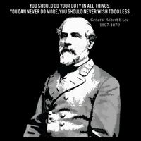 General Robert E Lee Quote Cooling Performance Crew T-Shirt
