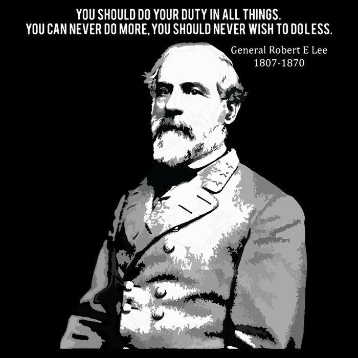 General Robert E Lee Quote Cooling Performance Crew T-Shirt