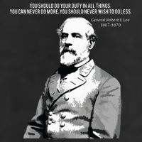 General Robert E Lee Quote Adult Drive Performance Visor