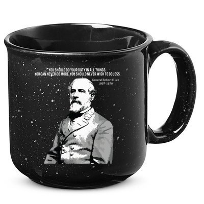 General Robert E Lee Quote 15oz Campfire Ceramic Mug