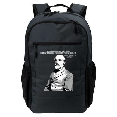 General Robert E Lee Quote Backpack