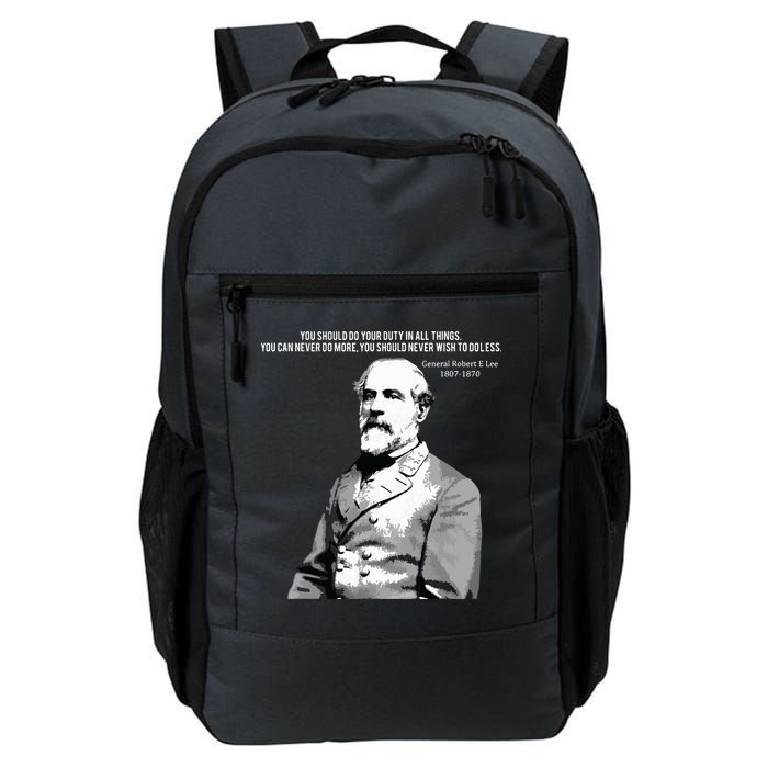 General Robert E Lee Quote Backpack