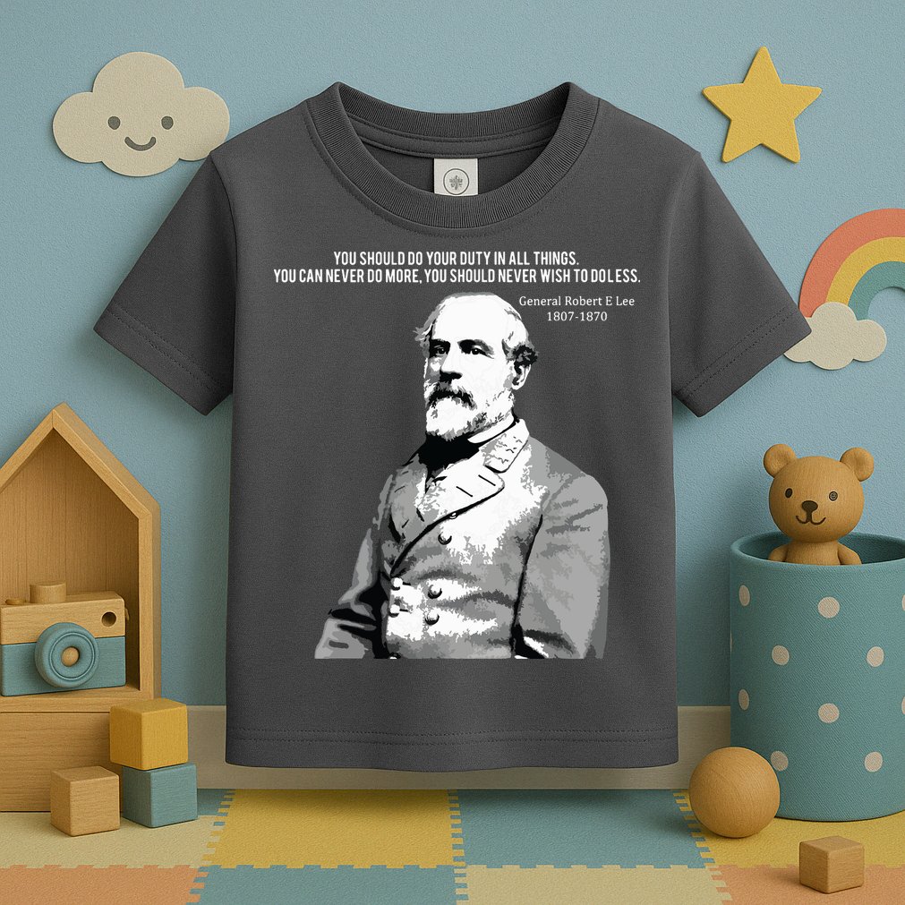 General Robert E Lee Quote Toddler T-Shirt
