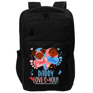 Gender Reveal Ethnic Daddy Loves You Dad Impact Tech Backpack