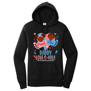 Gender Reveal Ethnic Daddy Loves You Dad Women's Pullover Hoodie