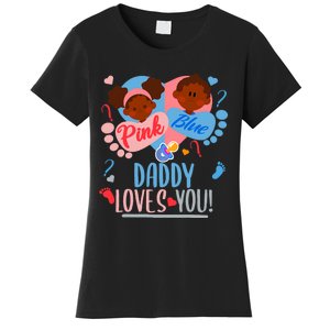 Gender Reveal Ethnic Daddy Loves You Dad Women's T-Shirt